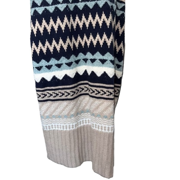 Chicoβs Chunky Long Fall Sleeveless Vest Sweater Cardigan - Picture 7 of 9